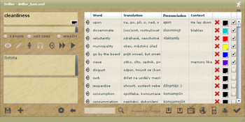 Driller Vocabulary screenshot