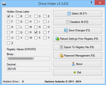 Drive Hider screenshot