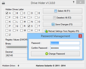Drive Hider screenshot 2