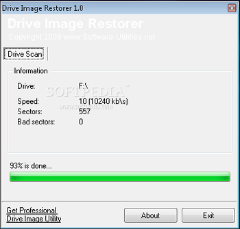 Drive Image Restorer screenshot 2