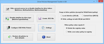 Drive Policies Management Toolkit screenshot 6