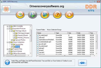 Drive Recovery Software screenshot