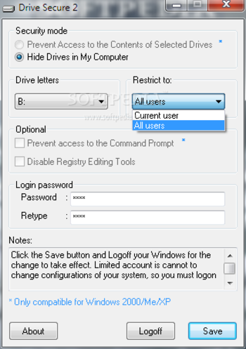 Drive Secure screenshot