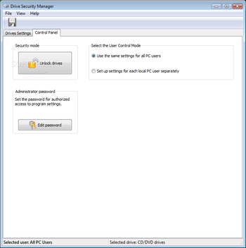 Drive Security Manager screenshot 2