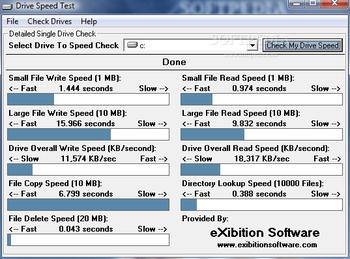 Drive Speed Checker screenshot