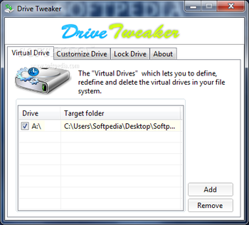 Drive Tweaker screenshot