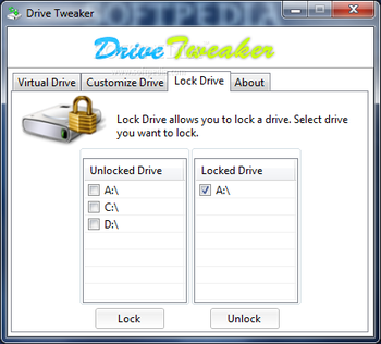 Drive Tweaker screenshot 3