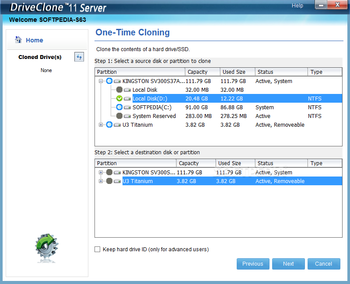 DriveClone Server screenshot 2