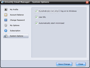 DriveHQ Email Manager screenshot 10