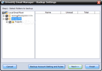 DriveHQ Email Manager screenshot 3