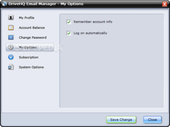 DriveHQ Email Manager screenshot 8