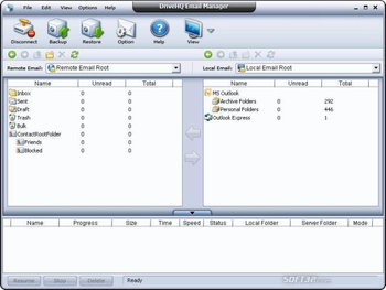 DriveHQ Email Manager - Outlook Backup screenshot 2