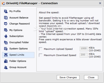 DriveHQ FileManager screenshot 14