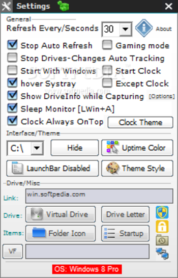 DriveInfo screenshot 2