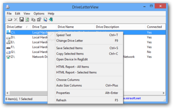 DriveLetterView screenshot 2