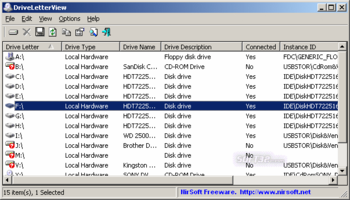 DriveLetterView screenshot 2