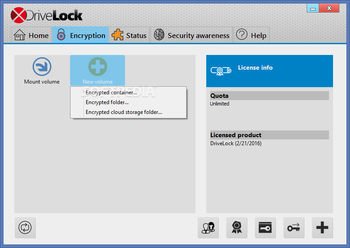 DriveLock screenshot 2