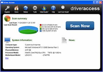 Driver Access 2010 screenshot