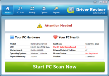 Driver Reviver screenshot