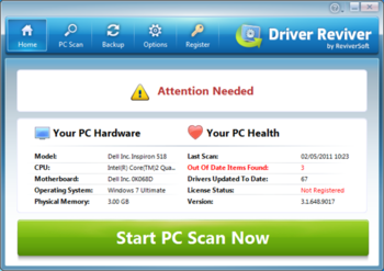 Driver Reviver screenshot