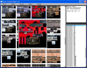 Driver Texture Editor screenshot