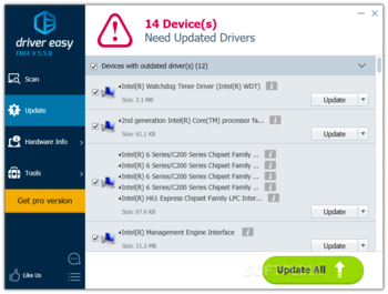 DriverEasy screenshot 2