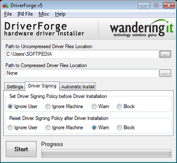 DriverForge screenshot 2