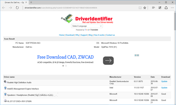DriverIdentifier screenshot 2
