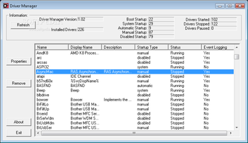 DriverManager screenshot