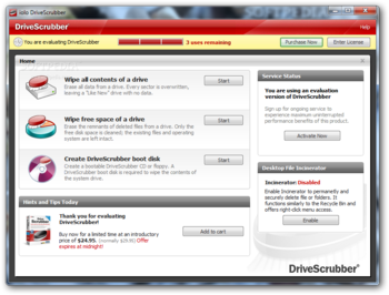 DriveScrubber screenshot