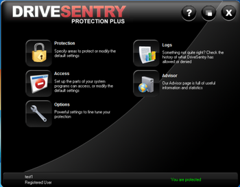 DriveSentry Desktop screenshot
