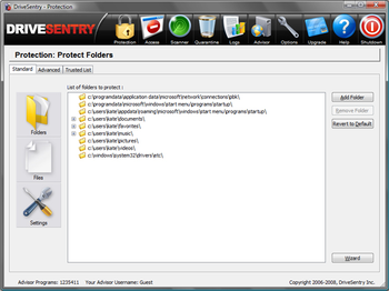 DriveSentry screenshot