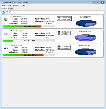 DriveSpacio screenshot