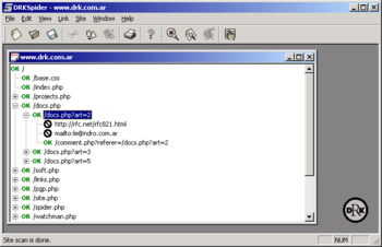 DRKSpider screenshot