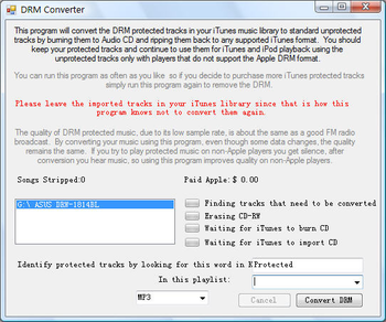 DRM Converter for Windows screenshot