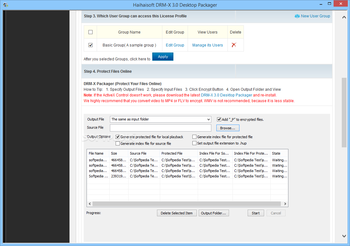 DRM-X 3.0 Desktop Packager screenshot 4