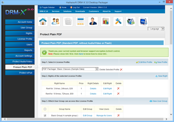 DRM-X 3.0 Desktop Packager screenshot 5