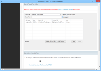 DRM-X 3.0 Desktop Packager screenshot 6