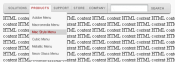 Drop Down Flash Menu screenshot 2