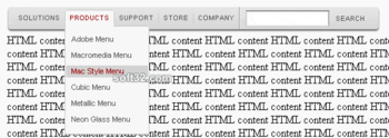 Drop Down Flash Menu screenshot 3