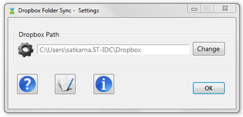 Dropbox Folder Sync screenshot