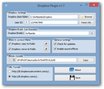 Dropbox Plugin screenshot