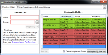 Dropboxifier screenshot 2