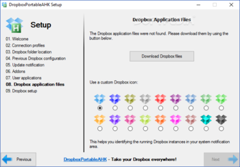 DropboxPortableAHK screenshot 7
