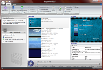 Droppix DVD Maker screenshot