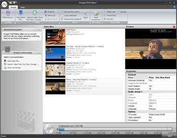 Droppix DVD Maker screenshot 3