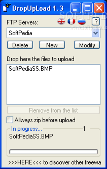 DropUpLoad screenshot