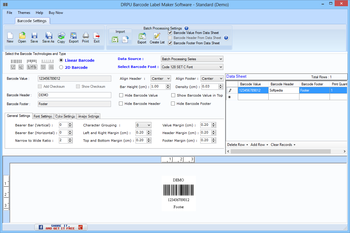 DRPU Barcode Label Maker Software screenshot
