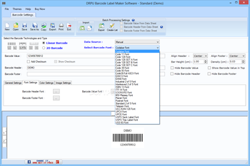 DRPU Barcode Label Maker Software screenshot 2