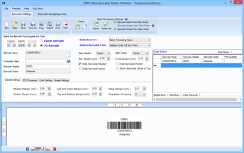 DRPU Barcode Label Maker Software - Professional screenshot